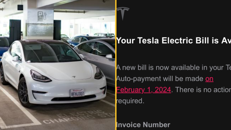 Tesla driver shares first electricity bill in 12 months, leaving people shocked by the cost