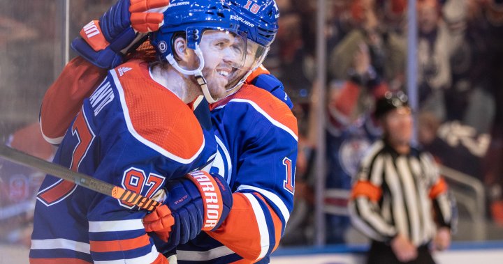 Connor McDavid hits 100 assists in Edmonton Oilers rout of Sharks – Edmonton