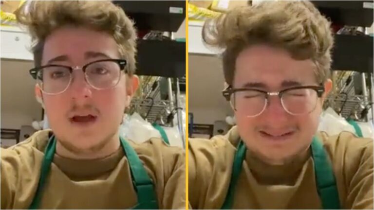 Starbucks employee burst into tears after being assigned to work 8 hours
